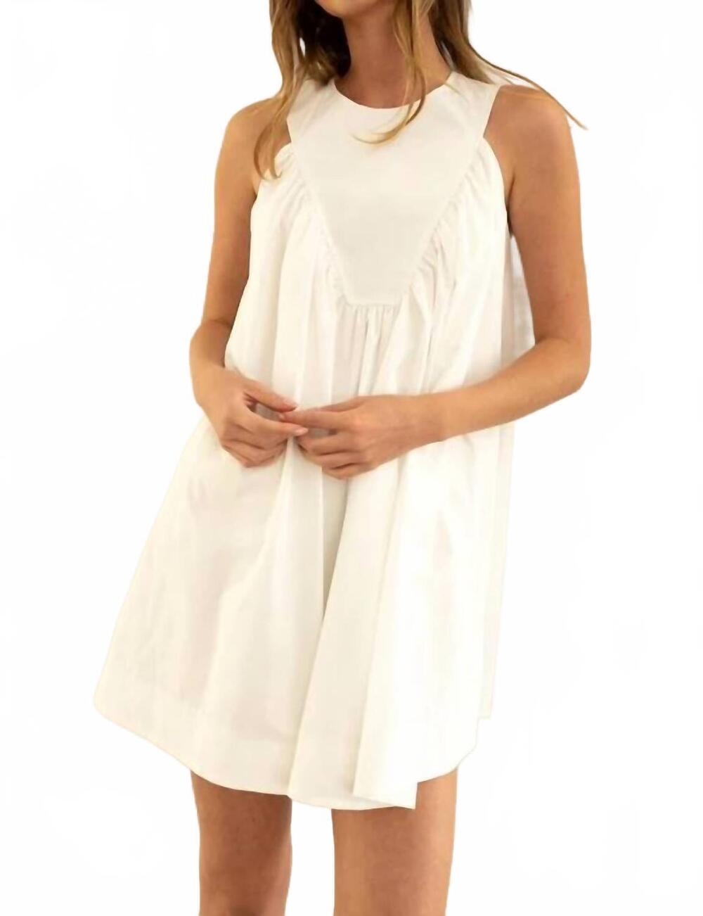 NEW HEYSON nara mini dress in white